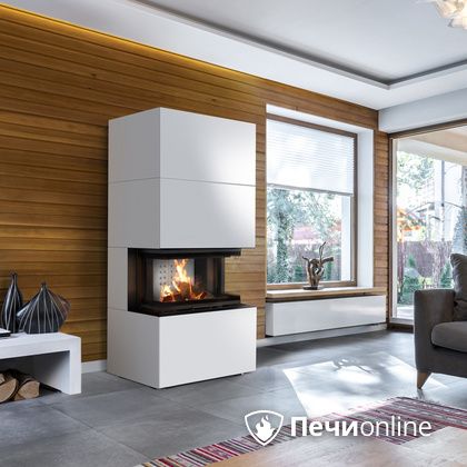 Каминокомплект Kratki Home Easy Box белый с топкой NBC в Звенигороде